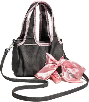 Bow Embellished Large-capacity Tote Shoulder Bag