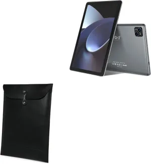 BoxWave Case Compatible with Xgody M10 (10.1 in) - Nero Leather Envelope, Leather Wallet Style Flip Cover