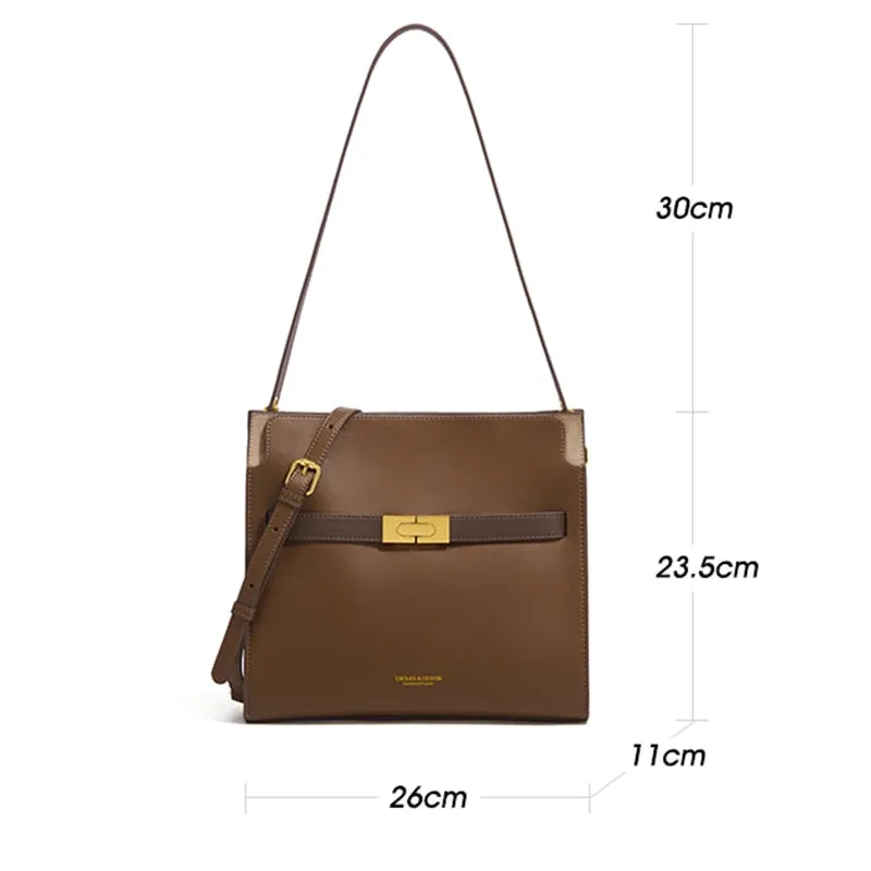 Brielle Vintage Envelope Shoulder Bag