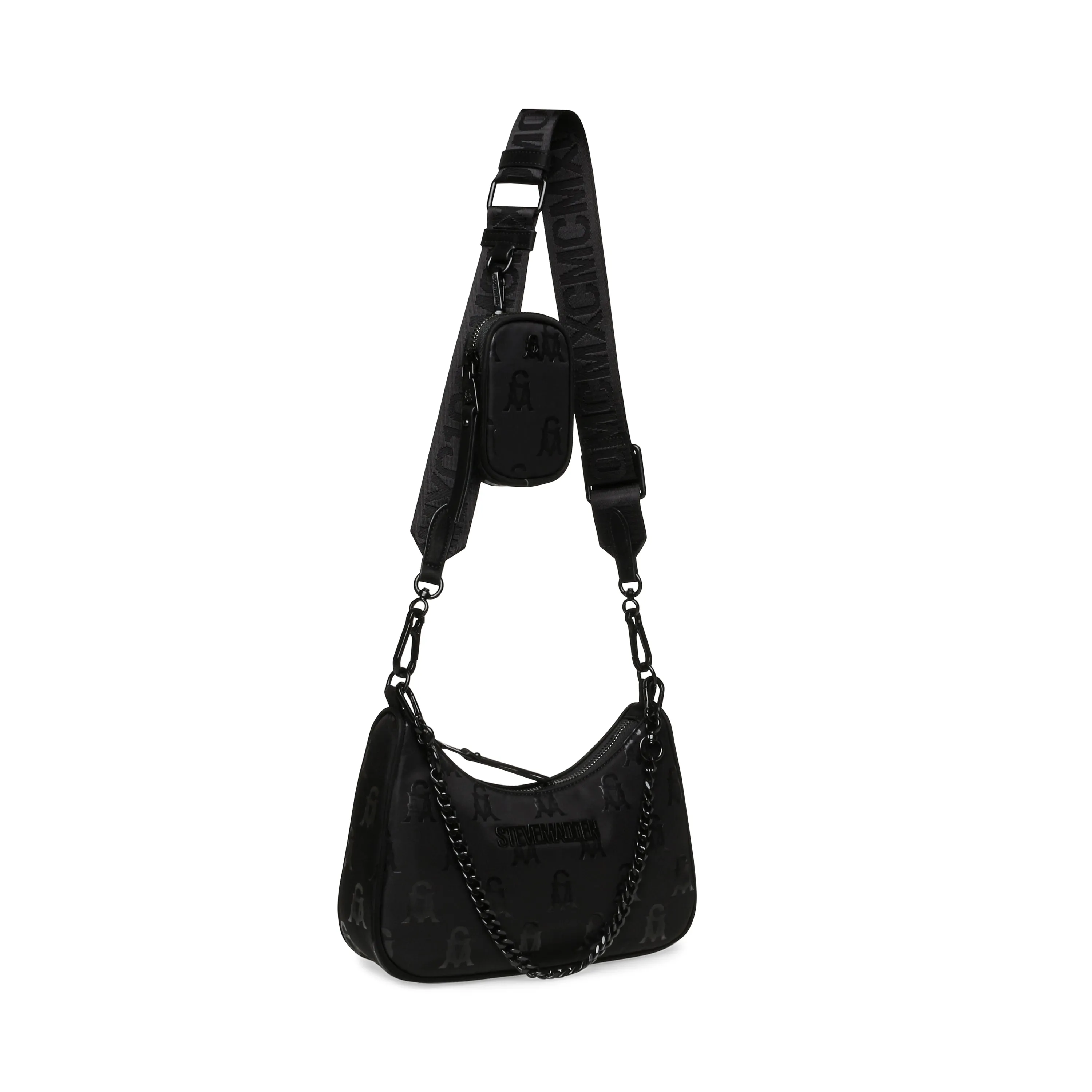BVITAL-O BLACK/BLACK CROSSBODY BAG