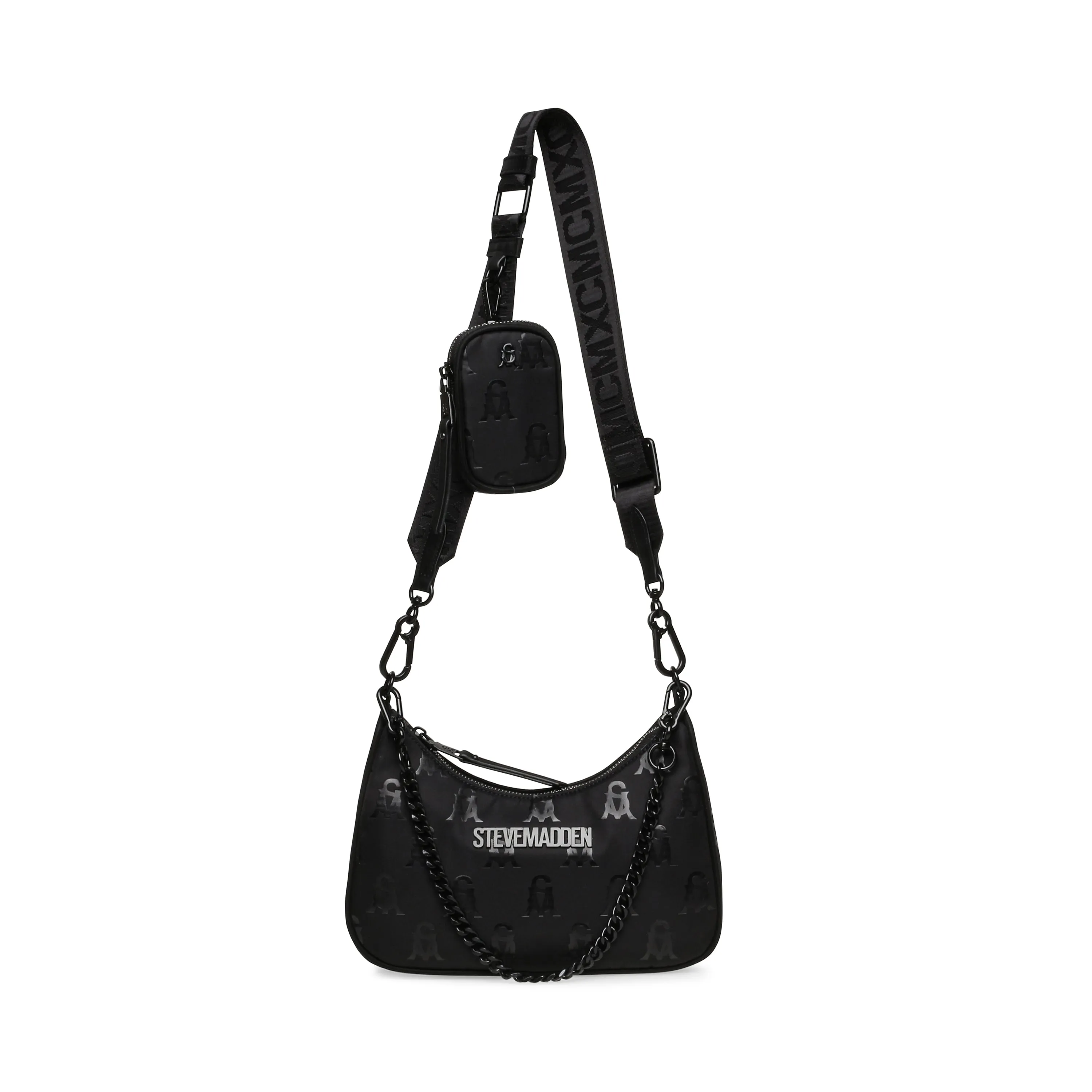 BVITAL-O BLACK/BLACK CROSSBODY BAG