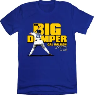 Cal Raleigh Big Dumper Unisex T-Shirt, Seattle Baseball, Royal Blue