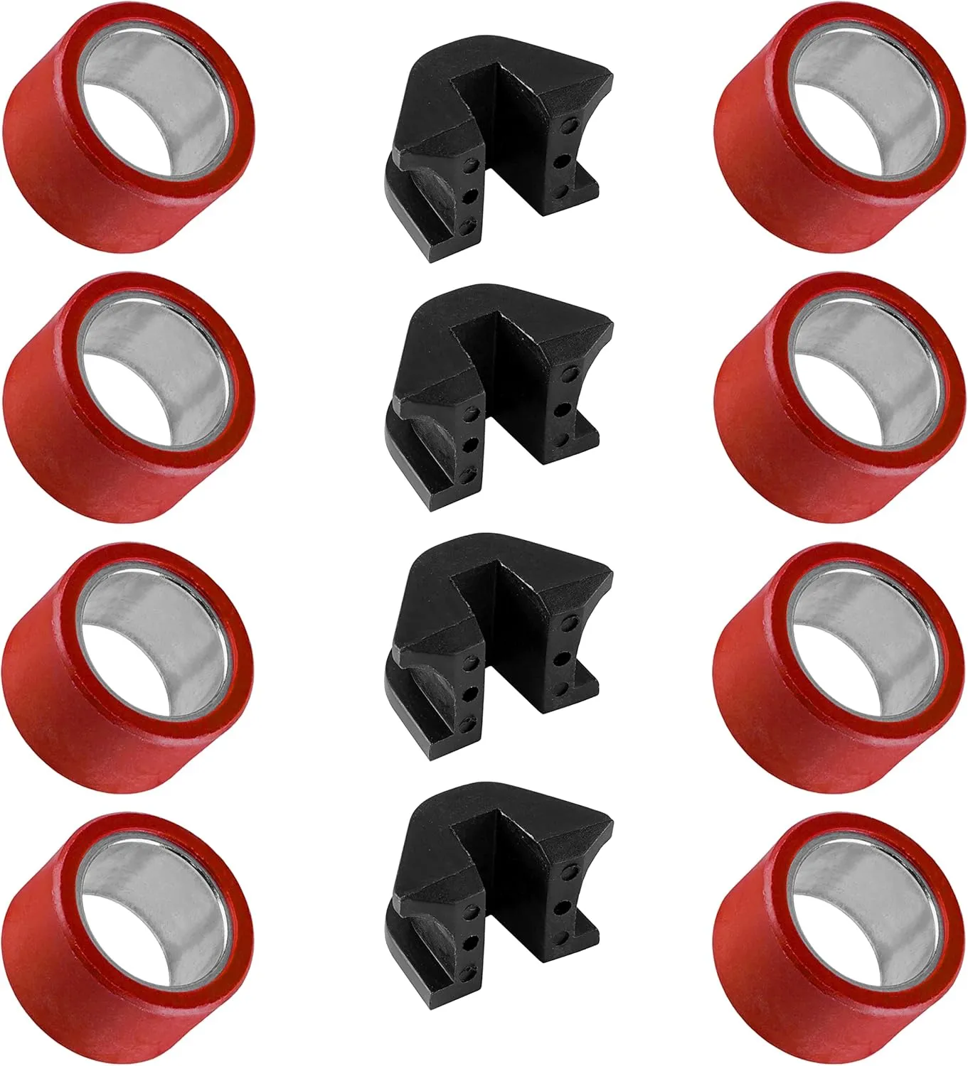 Caltric Movable Drive Rollers with Slider Damper Compatible with Arctic Cat Prowler HDX700 2011-2013 2015