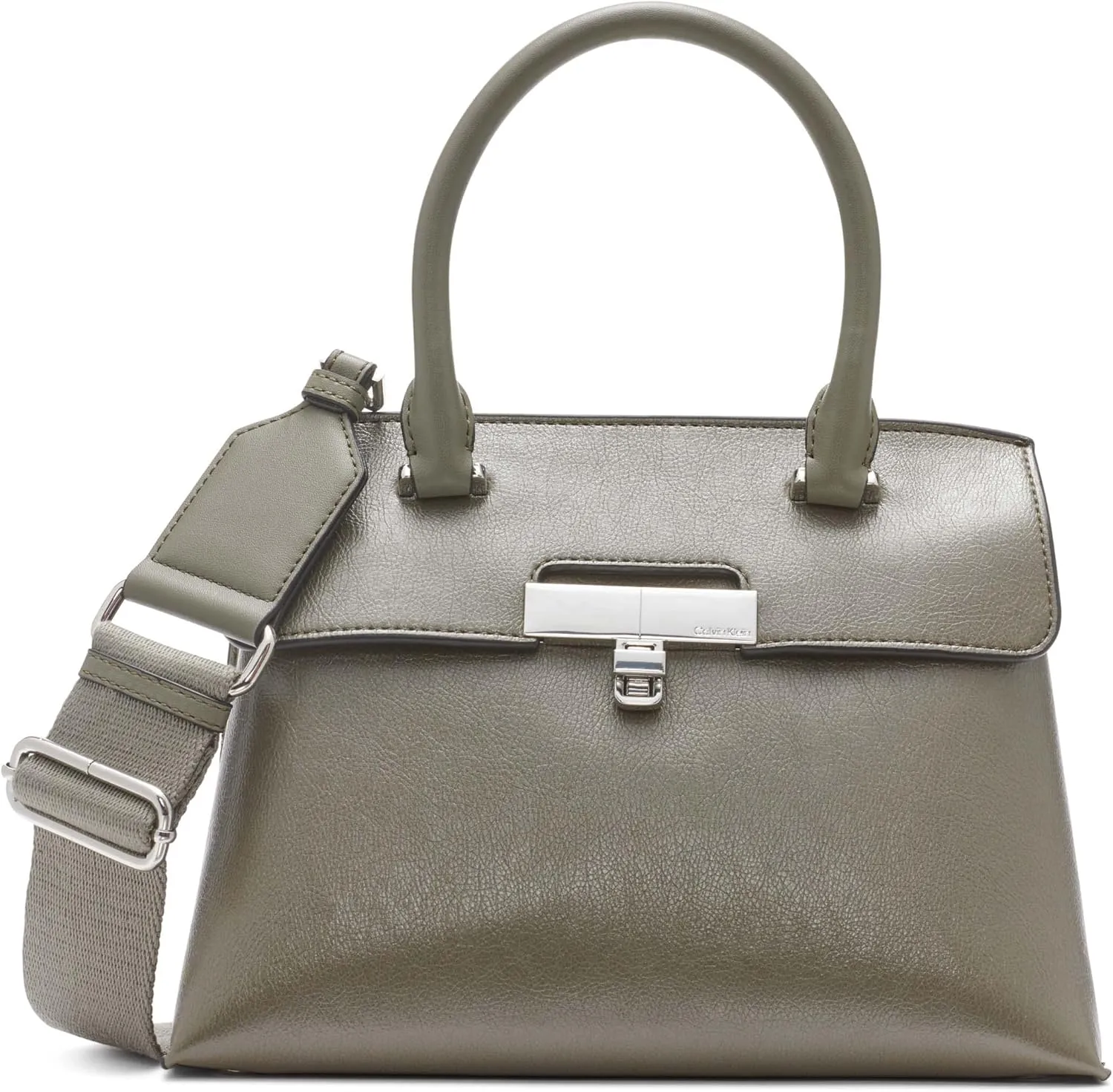 Calvin Klein Women's Becky Mini Crossbody Bag – 2 in 1, Vegan Leather, 2 Pockets
