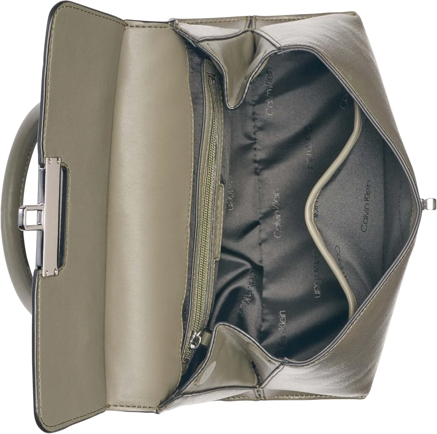 Calvin Klein Women's Becky Mini Crossbody Bag – 2 in 1, Vegan Leather, 2 Pockets