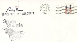 Captain Frederick"Rick" Hauck - Commemorative Envelope Signed