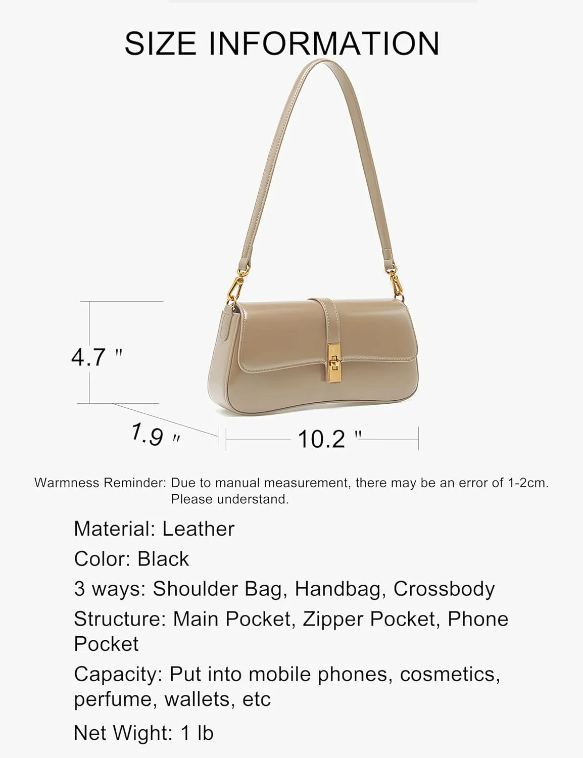 caqilore Genuine Leather Crossbody Bags for Women Shoulder Bag Women's Crossbody Handbags Leather Purses
