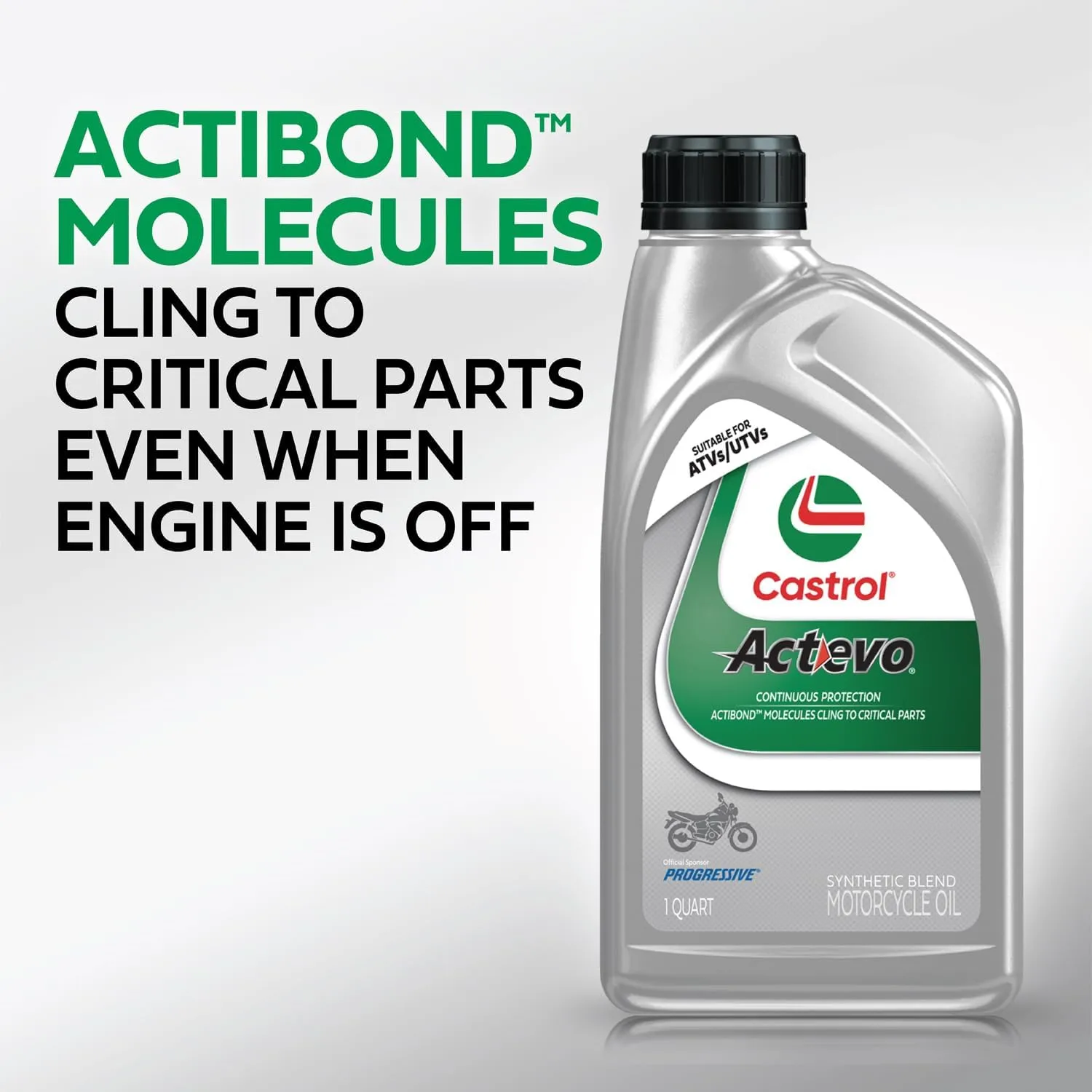 Castrol Actevo 4T 20W-50 Synthetic Blend Motorcycle Oil, 1 Gallon, Pack of 3