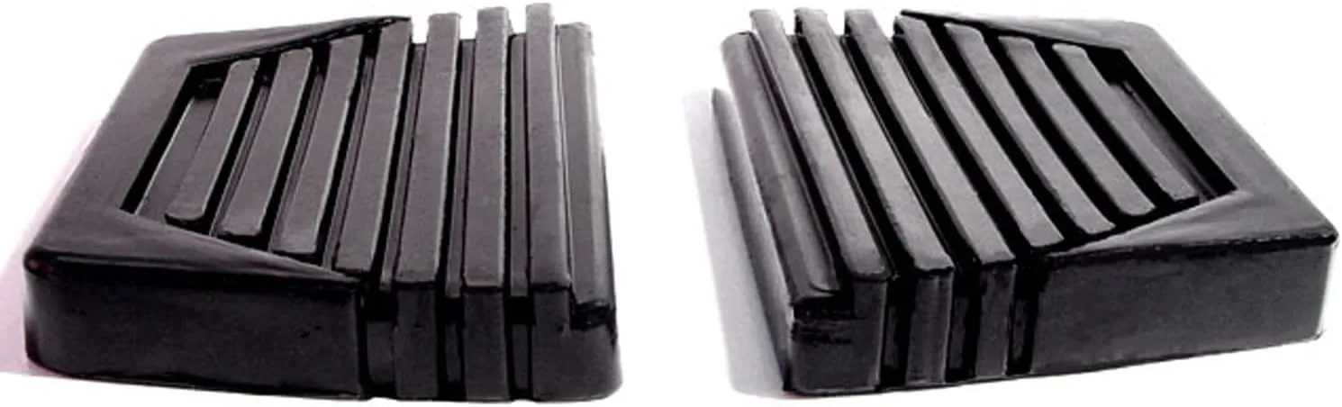 CB 80 Clutch and Brake Pedal Pads Exact Reproduction Compatible with/Replacement for Chevrolet Chevy II 1962-1967, Corvair 1960-1969