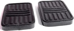 CB 93 Clutch and Brake Pedal Pads 2" Wide X 2-5/8" Long Pair Compatible with/Replacement for Jensen Healey 1973-1974