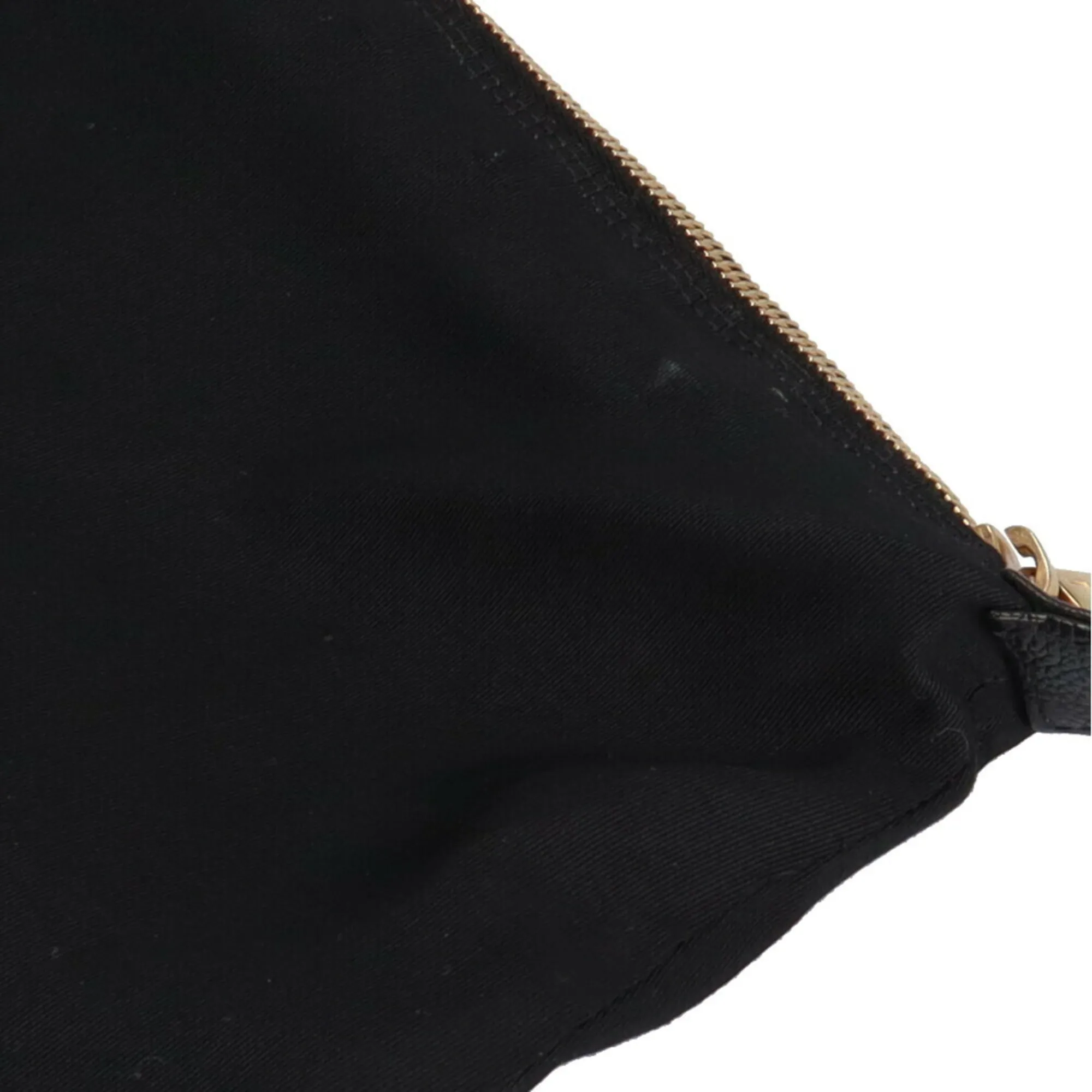 CHANEL executive shoulder bag leather black ladies