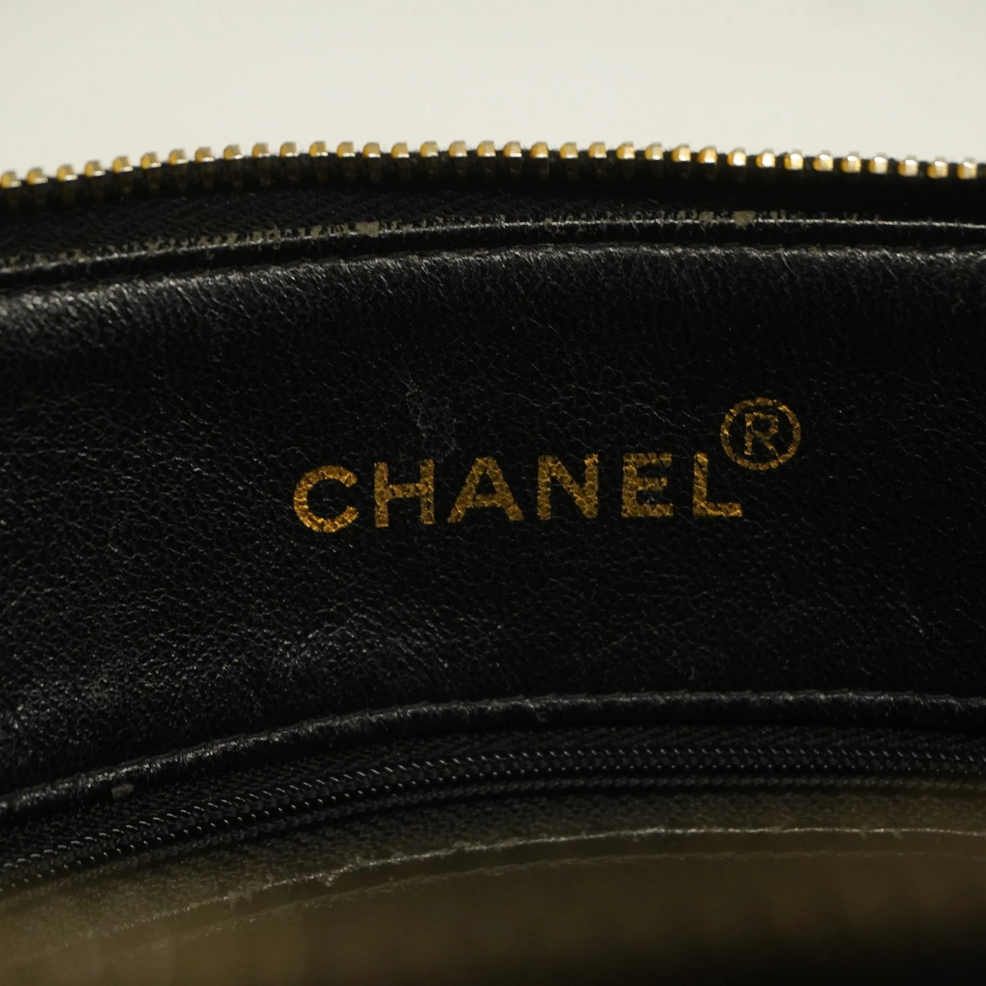 CHANEL  Matelasse Chain Shoulder Lambskin Women's Leather Shoulder Bag Black