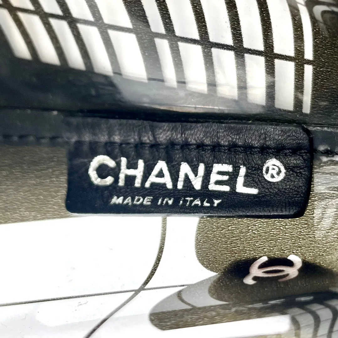 Chanel Plastic Chain Vinyl Pouch