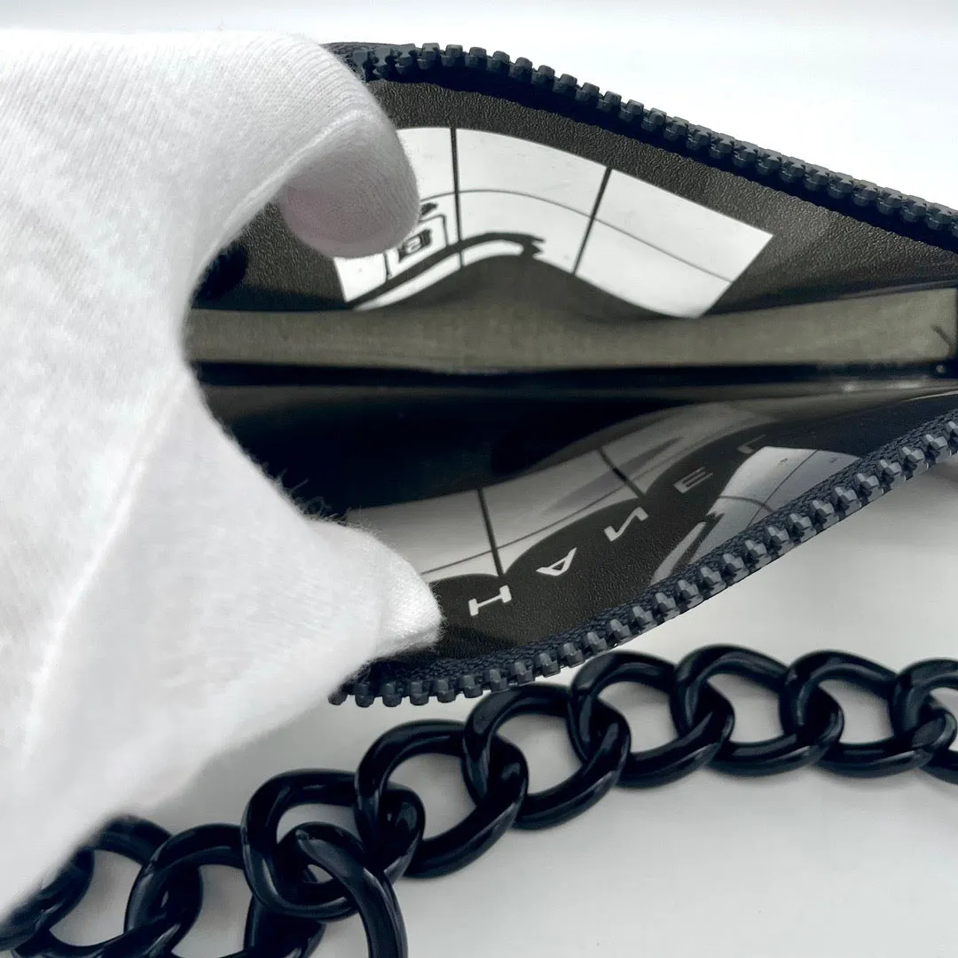 Chanel Plastic Chain Vinyl Pouch