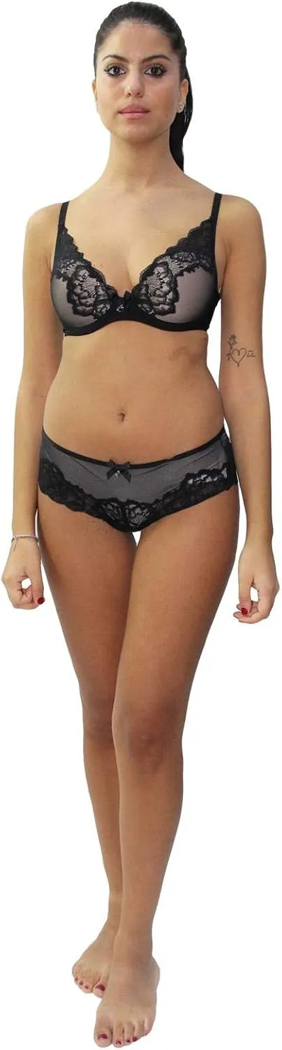 Chantelle Women's 6762 Orangerie Underwire Lace Plunge Bra