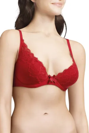 Chantelle Women's 6762 Orangerie Underwire Lace Plunge Bra