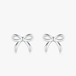 Charming Bowknot Stud Earrings