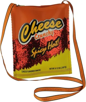 Cheese Crunch Crossbody Bag in Vinyl