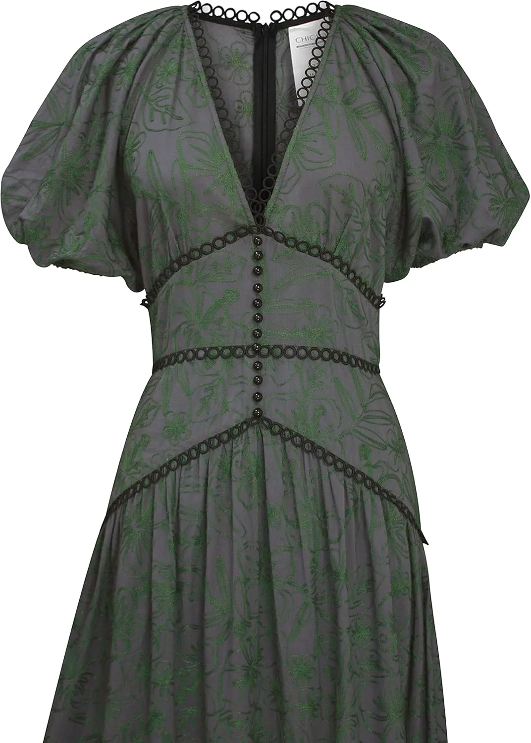 CHIC STAR Womens Embroidery Maxi Dress