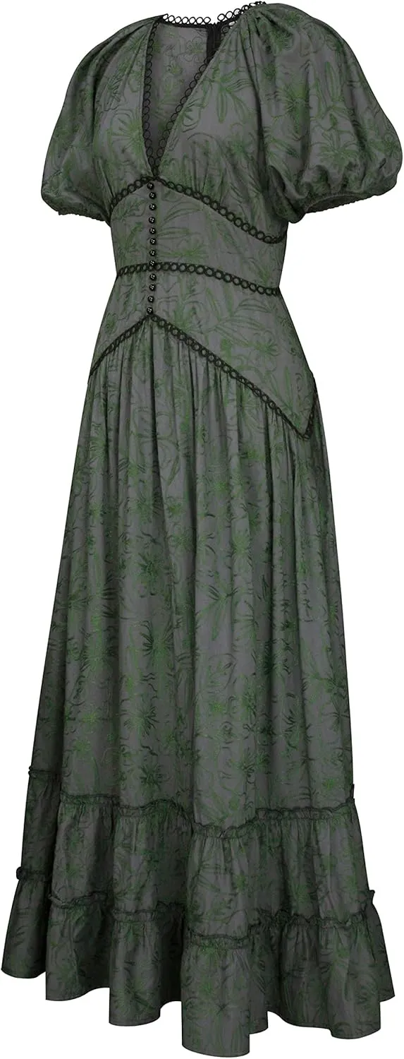 CHIC STAR Womens Embroidery Maxi Dress