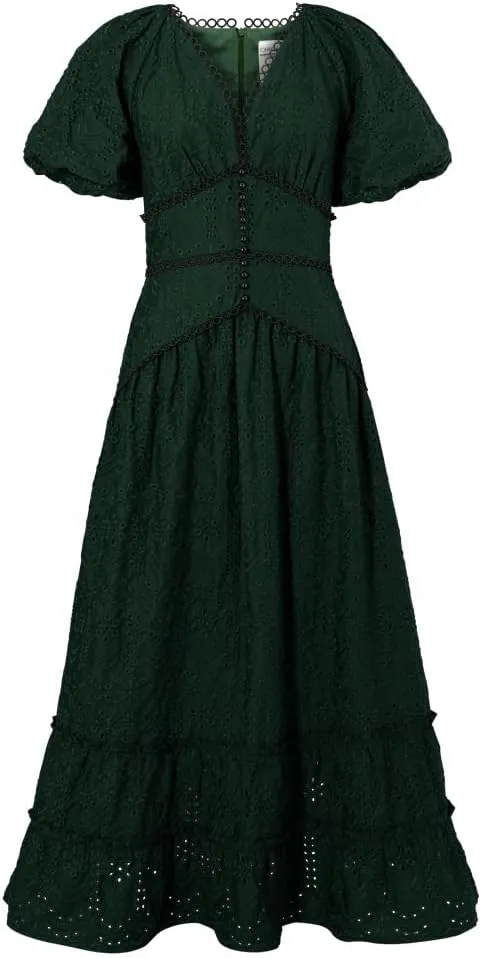 CHIC STAR Womens Embroidery Maxi Dress