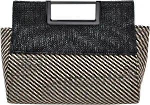 Chic Summer Shopper - Raffia Self Handle Carry All