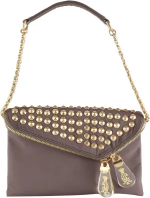 Christian Audigier Bitsey Envelope Clutch - Taupe