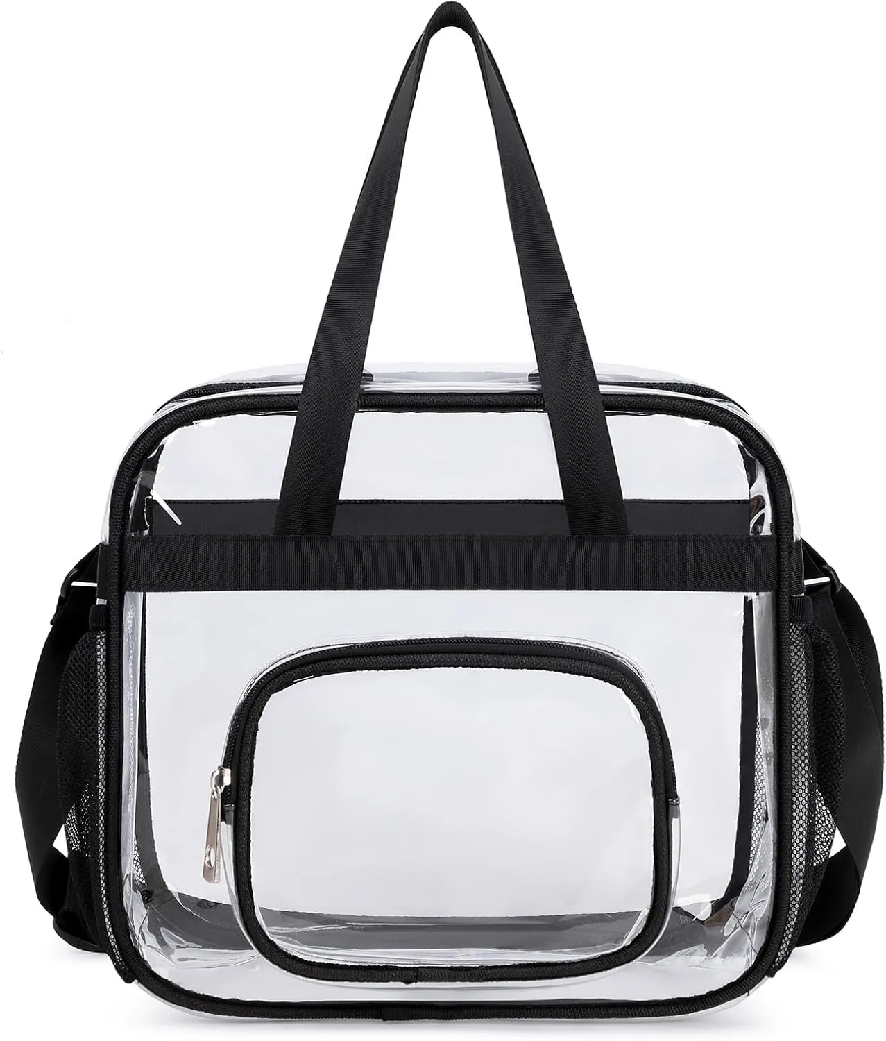 Clear Bag for Stadium Event, Pvc Clear Purse for Women & Men, Clear Crossbody Bag Stadium Approved for Sport, Concert