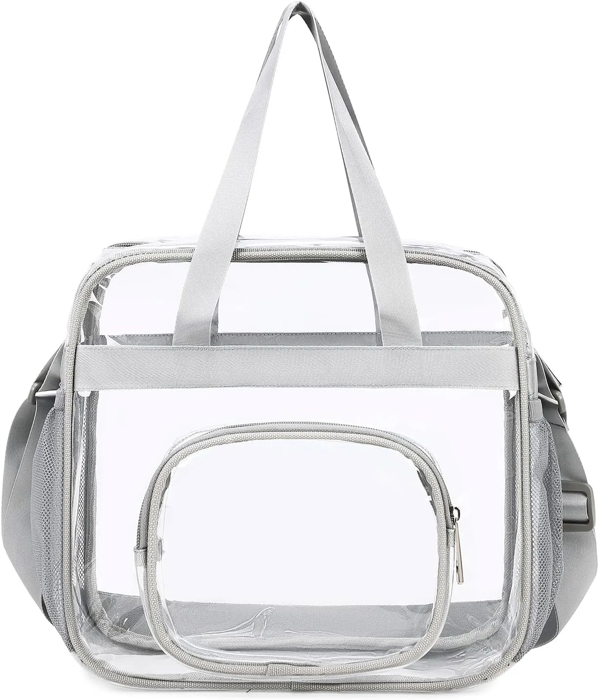 Clear Bag for Stadium Event, Pvc Clear Purse for Women & Men, Clear Crossbody Bag Stadium Approved for Sport, Concert