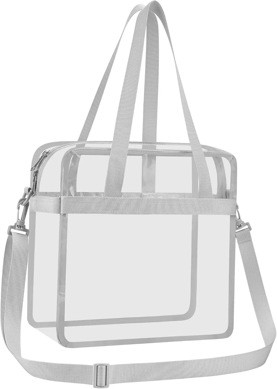 Clear Bag for Stadium Events 12×6×12 Clear Tote Bag for Concert,Sport,Festival