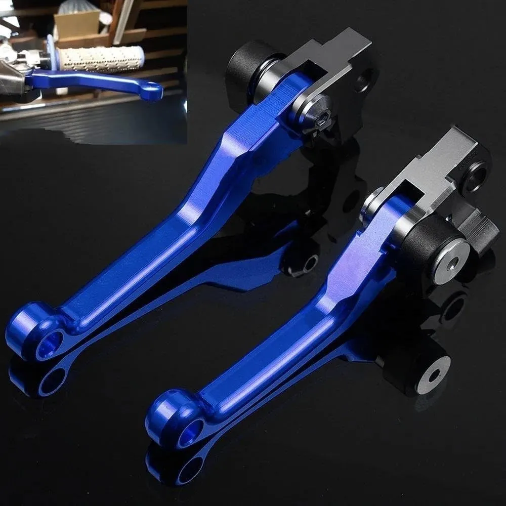 Clutch Brake Lever Set for CR85R for CR-85R for CR-85 R for CR 85R for CR 85 R 1998-2004 2005 2006 2007 Motorcycle Pivot Brake Clutch Levers Motorcycle Handle Brake Clutch Lever(Blue)