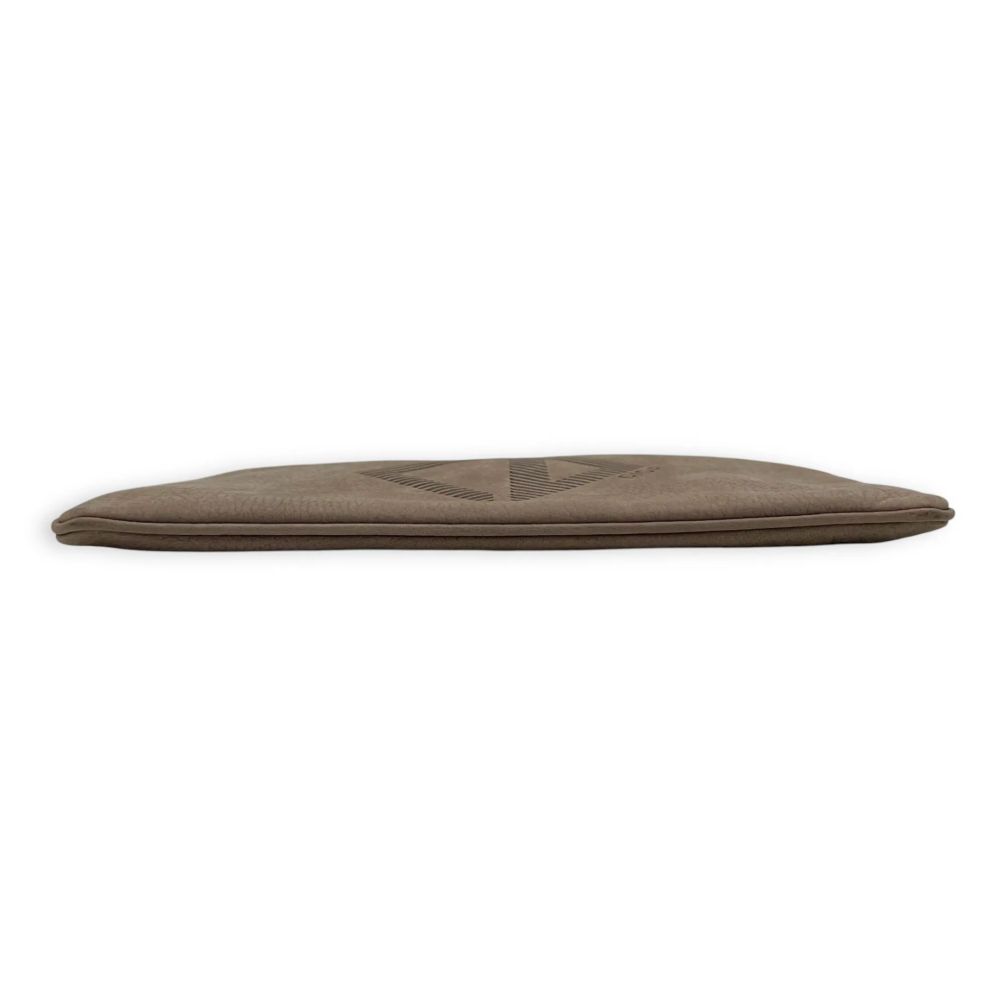 Clutch  Clutch Small Brown in Calfskin, Silver hardware