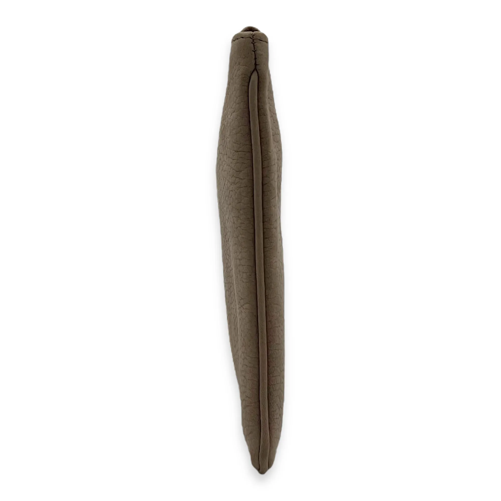 Clutch  Clutch Small Brown in Calfskin, Silver hardware