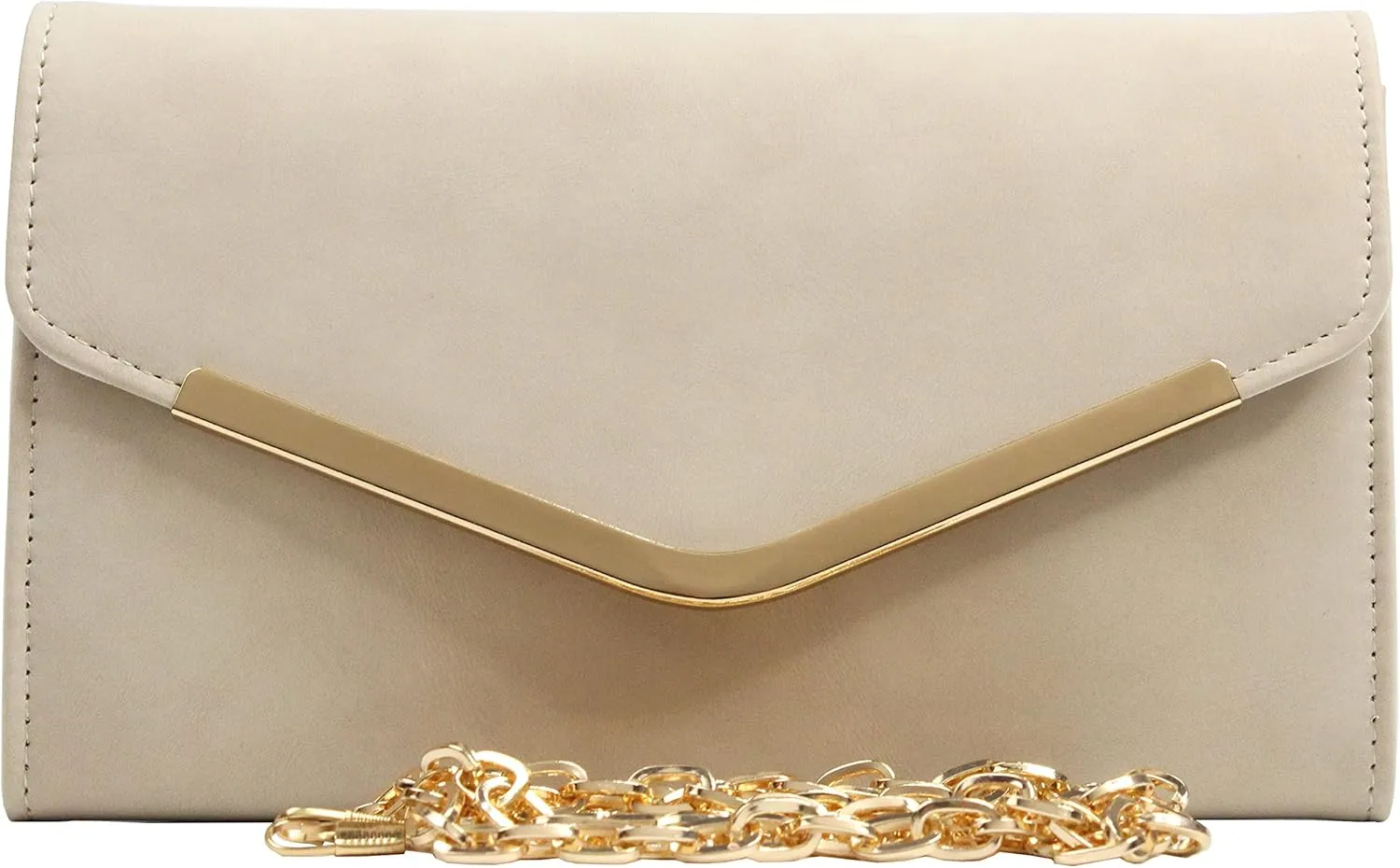 Clutch Purse Evening Bag for Women, Envelope Handbag With Detachable Chain for Wedding and Party