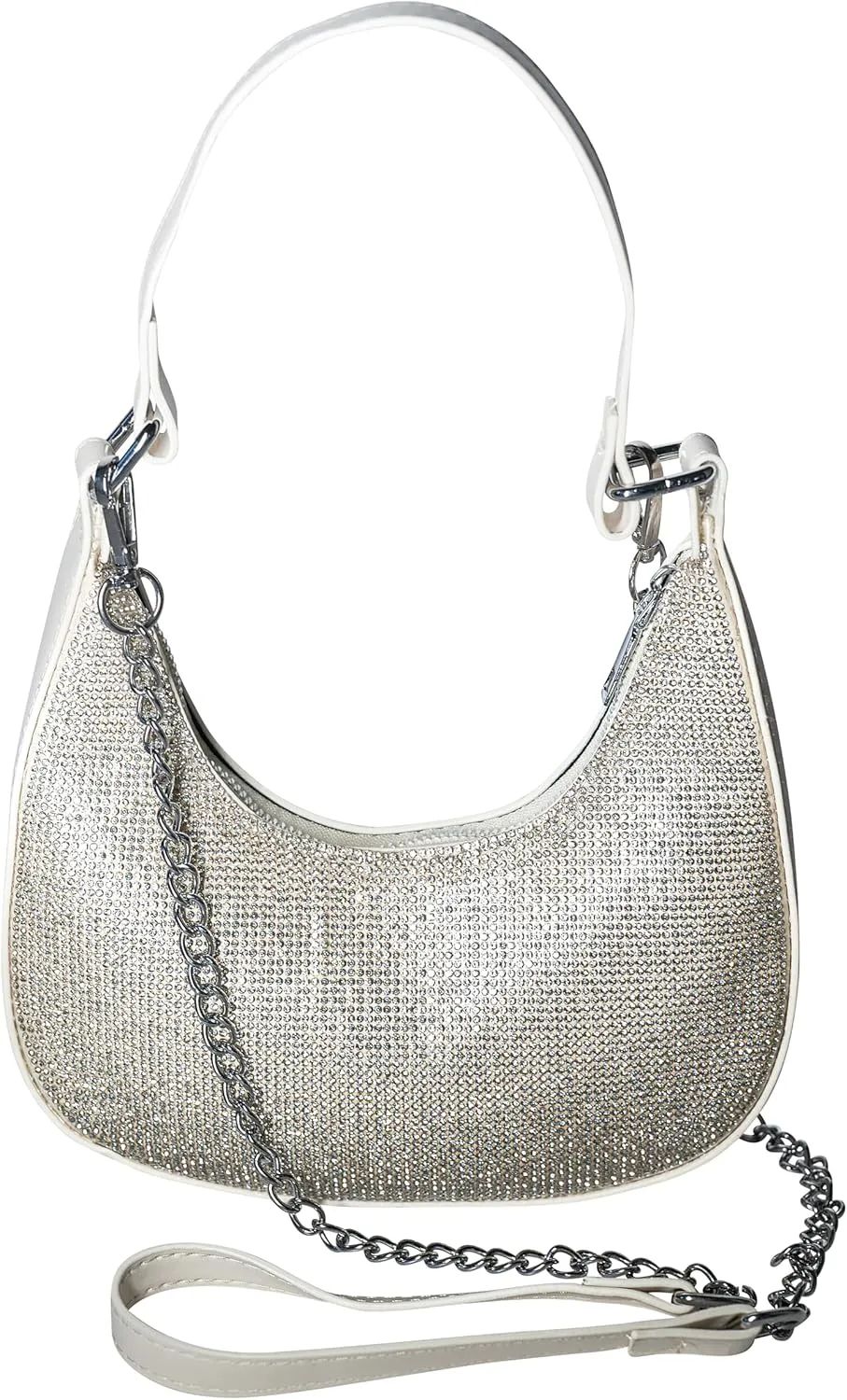 Clutch Purse for Women, Women's Shoulder Handbags, Evening Bags, Rhinestone Purse, Sparkly Purse, Silver Clutch, Black Clutch