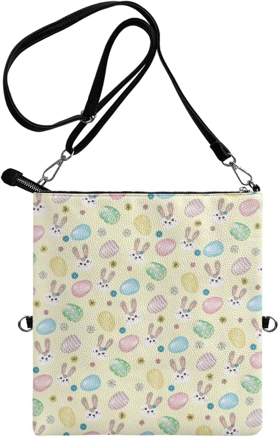 Clutch Purses for Women Leather Crossbody Shoulder Handbag with Removable Strap Waterproof Girls Party Bag