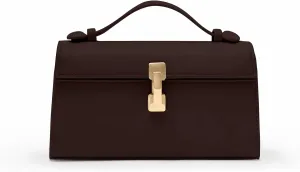 Clutch Purses for Women - Small Purse Top Handle - Evening Bag - Adjustable Crossbody Handbag - Trendy PU Leather