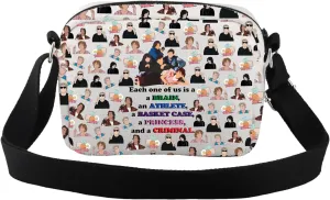 CMNIM Breakfast Movie Inspired Crossbody Bag Movie Fans Club Gift Andrew Clark & Brian Johns Gifts Movie Characters Purse