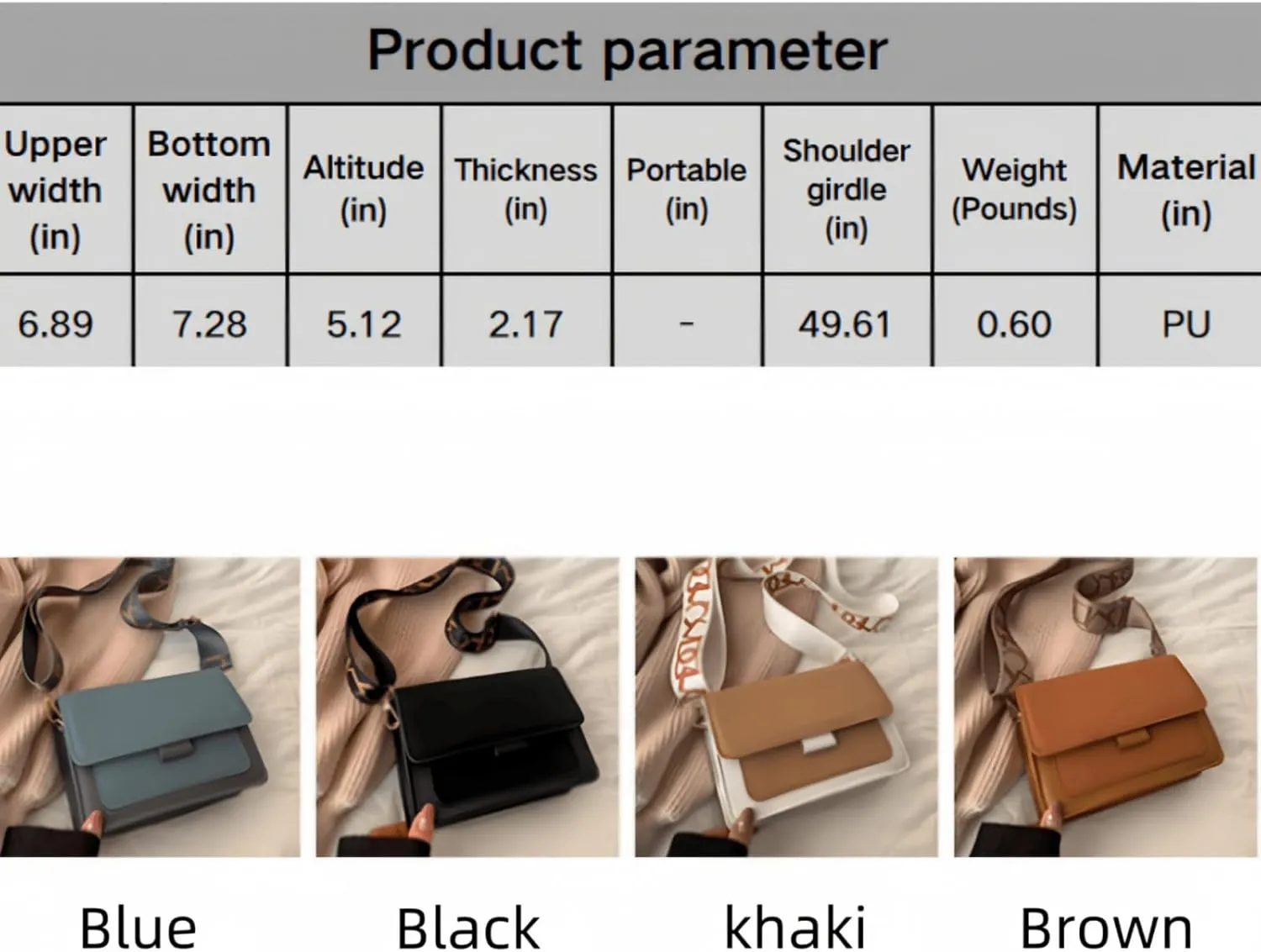 Color-Block Crossbody Bags for Women, PU Leather Cross Body Purses Cute Designer Handbags Shoulder Bag