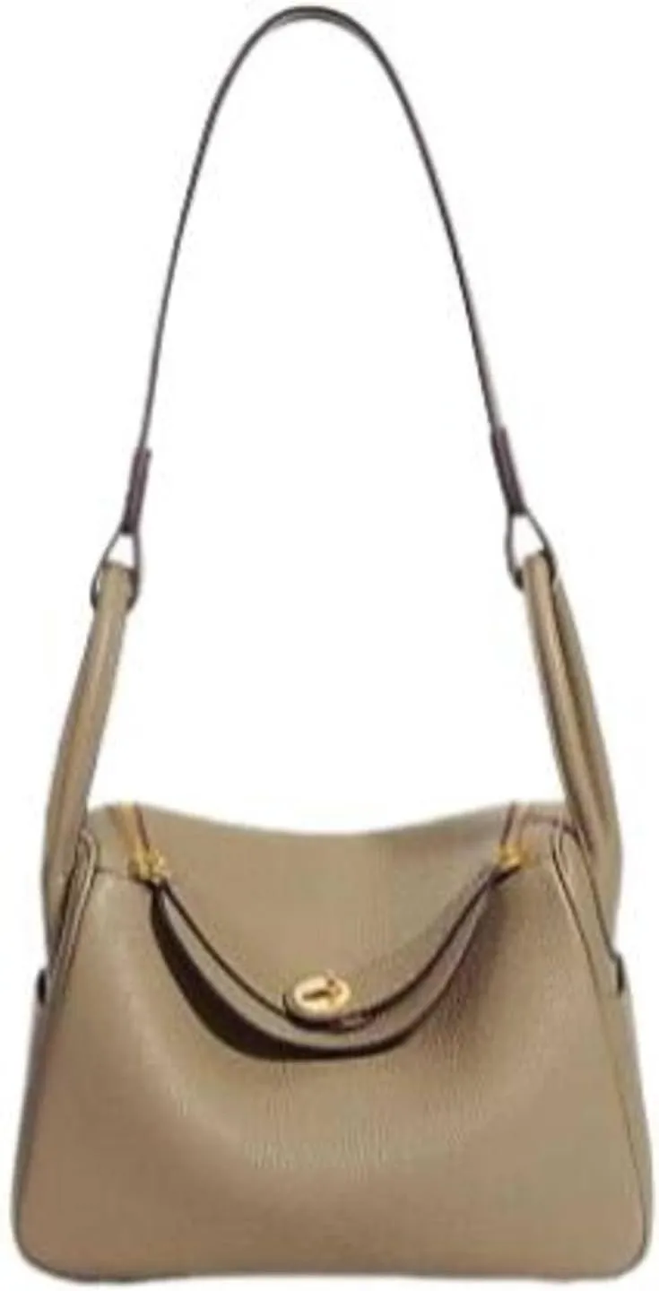 Cowhide Pillow Bag, Genuine Leather Shoulder Bag