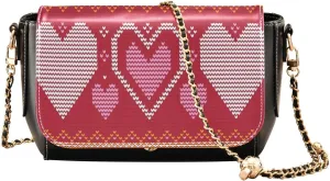 Crossbody Bags for Women Trendy Women's Black Shoulder Bag Small PU Leather Flap Cross Body Bag Handbags