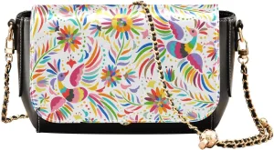 Crossbody Bags for Women Trendy Women's Black Shoulder Bag Small PU Leather Flap Cross Body Bag Handbags