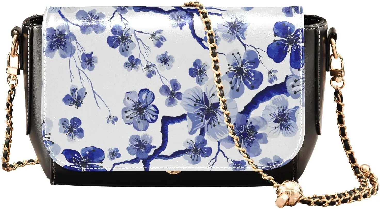 Crossbody Bags for Women Trendy Women's Black Shoulder Bag Small PU Leather Flap Cross Body Bag Handbags