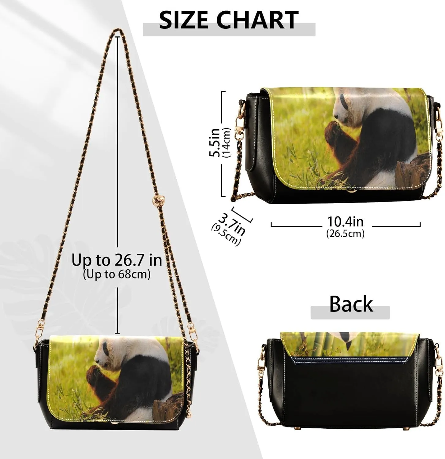 Crossbody Bags for Women Trendy Women's Black Shoulder Bag Small PU Leather Flap Cross Body Bag Handbags