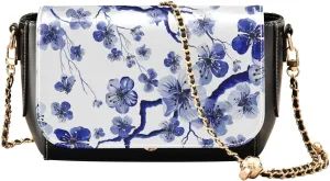 Crossbody Bags for Women Trendy Women's Black Shoulder Bag Small PU Leather Flap Cross Body Bag Handbags