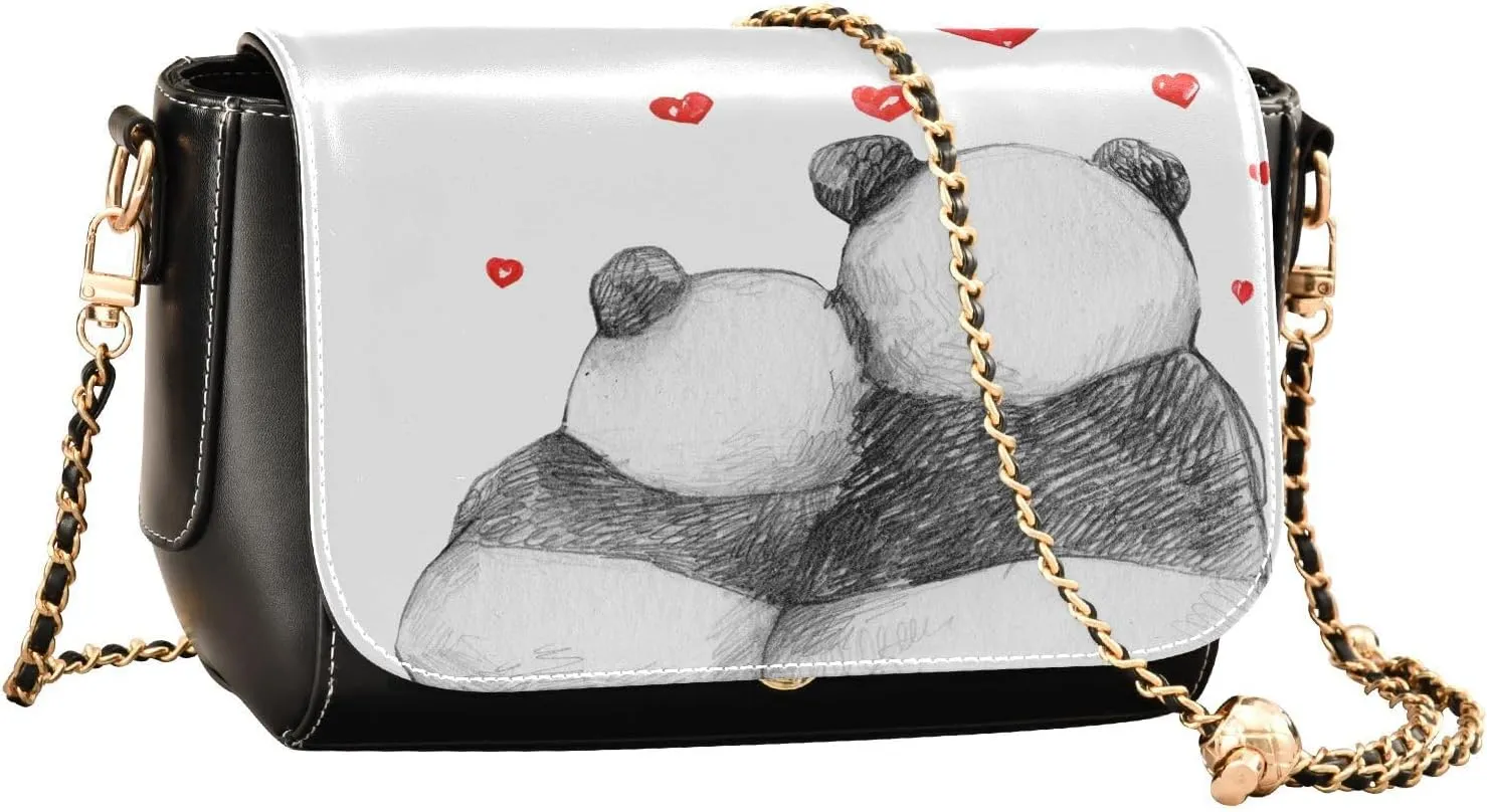 Crossbody Bags for Women Trendy Women's Black Shoulder Bag Small PU Leather Flap Cross Body Bag Handbags