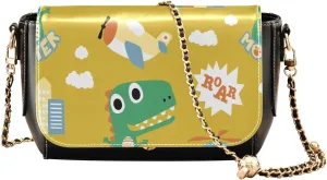 Crossbody Bags for Women Trendy Women's Black Shoulder Bag Small PU Leather Flap Cross Body Bag Handbags