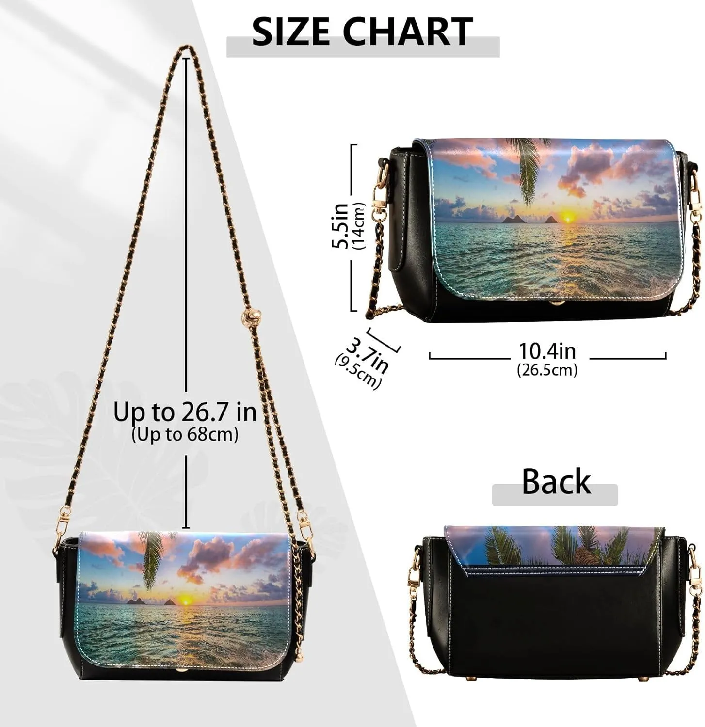 Crossbody Bags for Women Trendy Women's Black Shoulder Bag Small PU Leather Flap Cross Body Bag Handbags