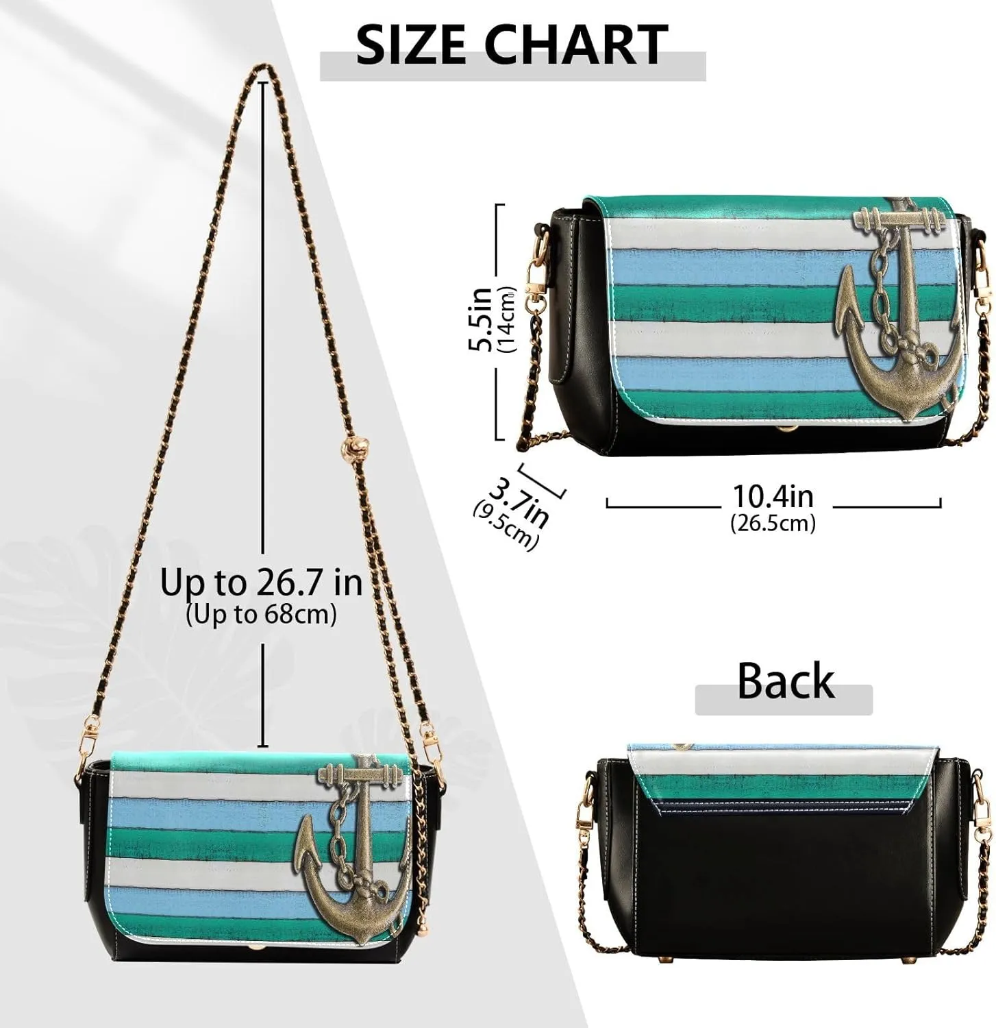 Crossbody Bags for Women Trendy Women's Black Shoulder Bag Small PU Leather Flap Cross Body Bag Handbags