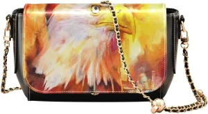 Crossbody Bags for Women Trendy Women's Black Shoulder Bag Small PU Leather Flap Cross Body Bag Handbags